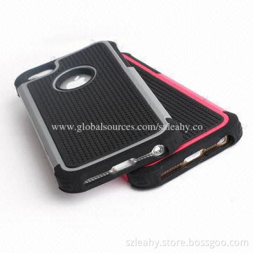 PC/TPU/Silicone Hybrid 3-in-1 Football Pattern Case for iPhone5/5S, Various Colors are Available